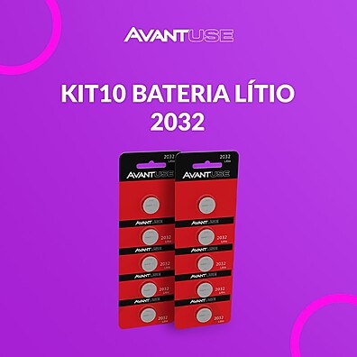 Bateria CR2032: 10 Unidades de Alta Performance