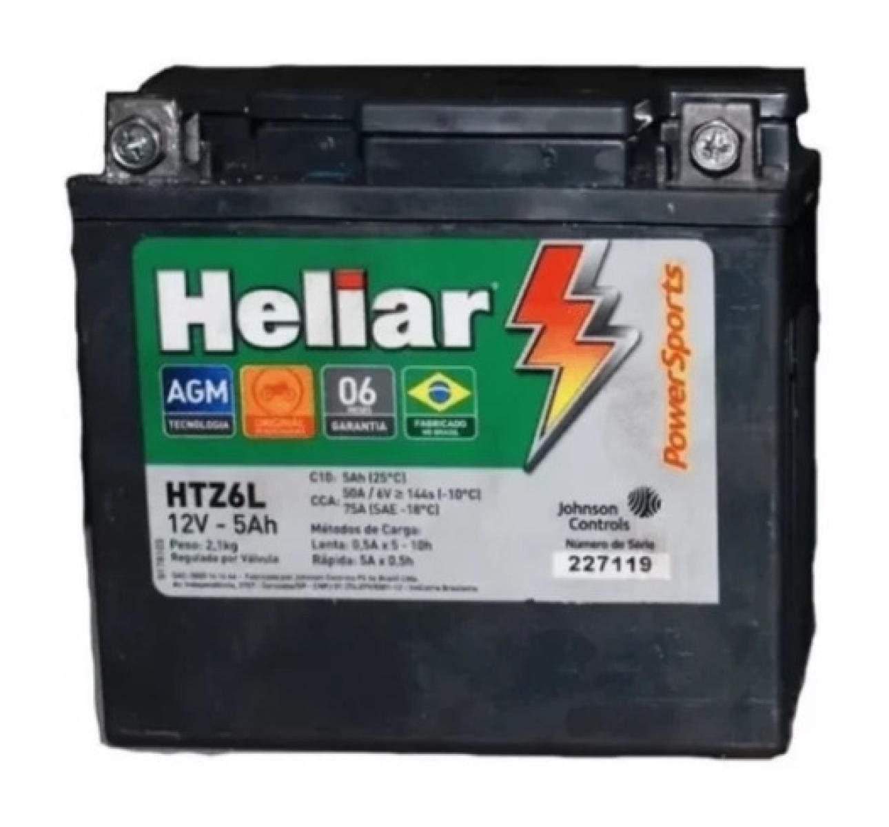Bateria Heliar CG 150 Fan: Potência e Durabilidade