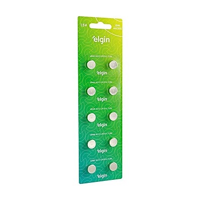 Bateria LR44 Elgin: Energia Duradoura em 10 Unidades