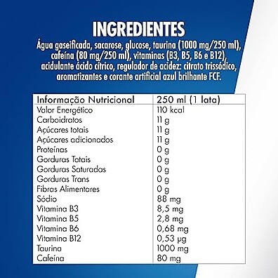 Red Bull Winter Blueberry Baunilha 250ml: Energia Única
