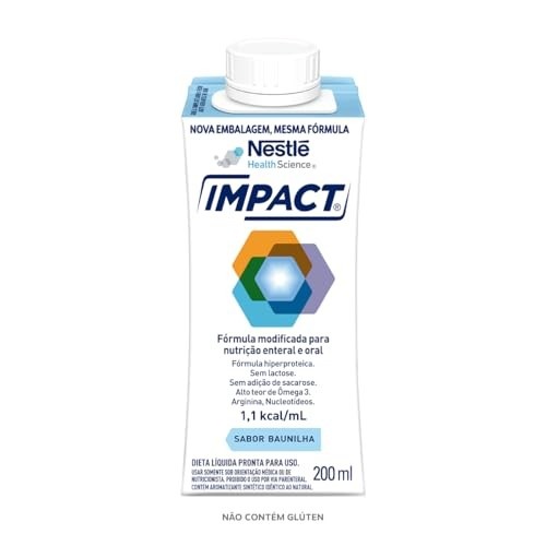 Nutrição Enteral e Oral Impact Baunilha 200mL