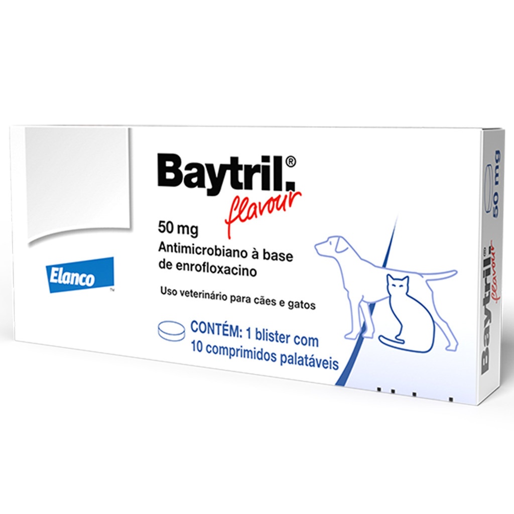 Baytril Flavour 50mg: Alívio e Sabor para seu Pet