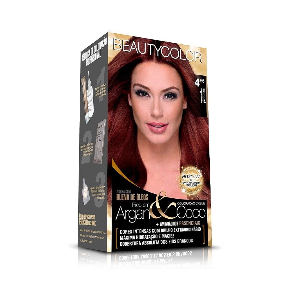 Beauty Color 4.66: Vermelho Intenso e Radiante