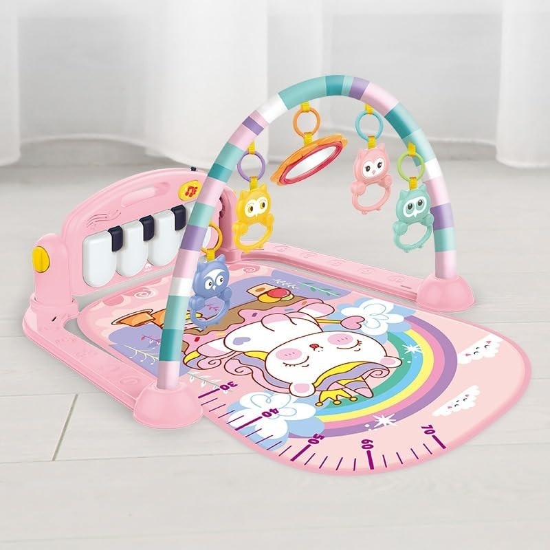 Tapete de Atividade Musical Piano Interativo Unicórnio Wakaii - Estimule o Desenvolvimento do Bebê