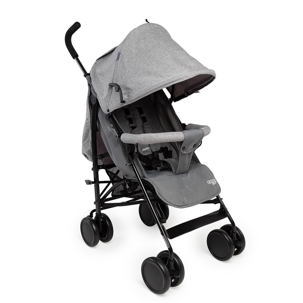 Carrinho de Bebê Cosco Kids Hobby Cinza Mescla: Conforto e Segurança para Passeios Inesquecíveis