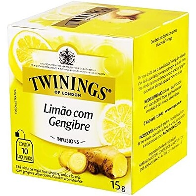Twinings Chá Limão e Gengibre: Refrescância e Bem-Estar