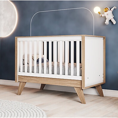 Berço 3 em 1 Lola Henn: Cresce com Seu Bebê 👶