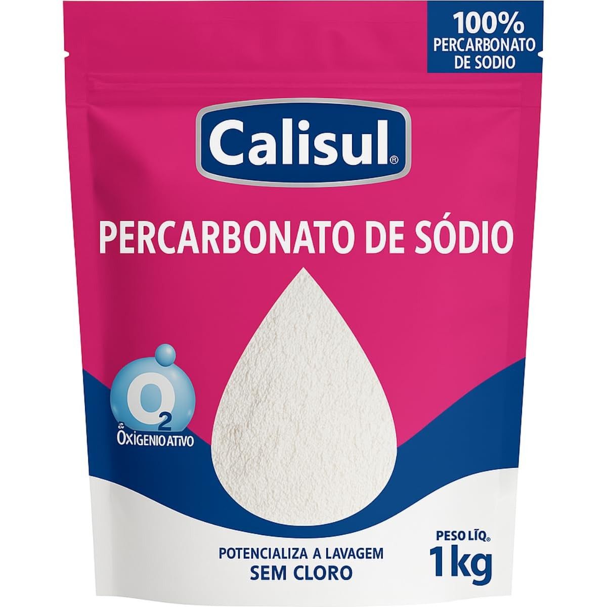 Percarbonato de Sódio 1Kg - Tira Manchas Puro e Biodegradável para Roupas e Limpeza Total