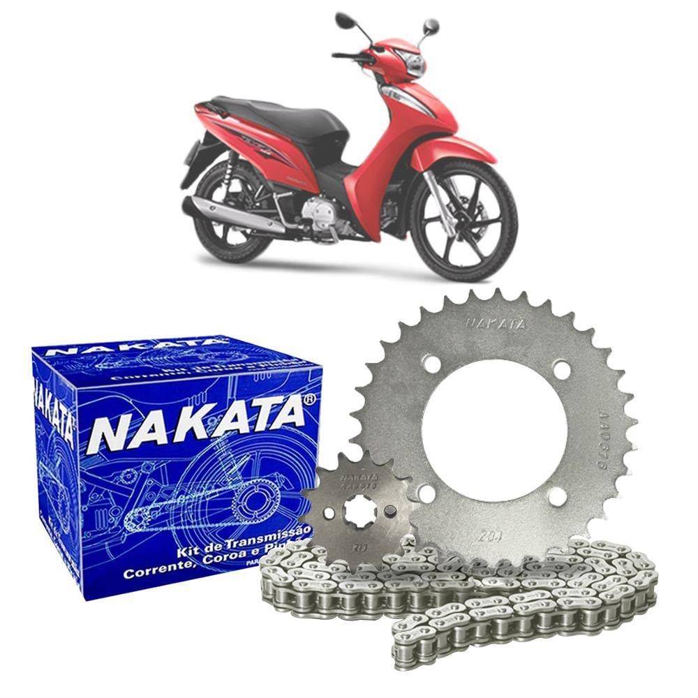 Kit Relação Nakata Completo Honda Biz 125 (2005-2016) - Performance e Durabilidade Garantidas!