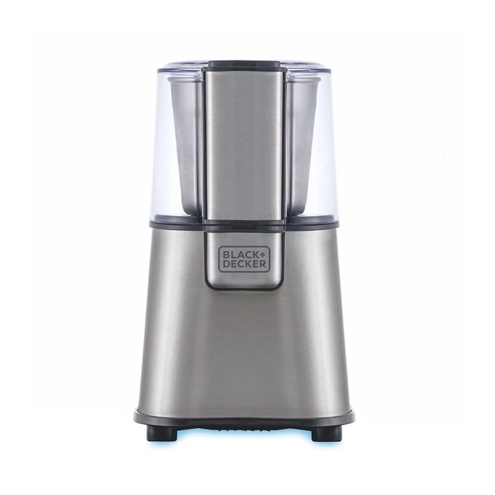 BLACK+DECKER Moedor Elétrico Inox 220W - MG200 | Moa Café, Grãos e Temperos com Precisão
