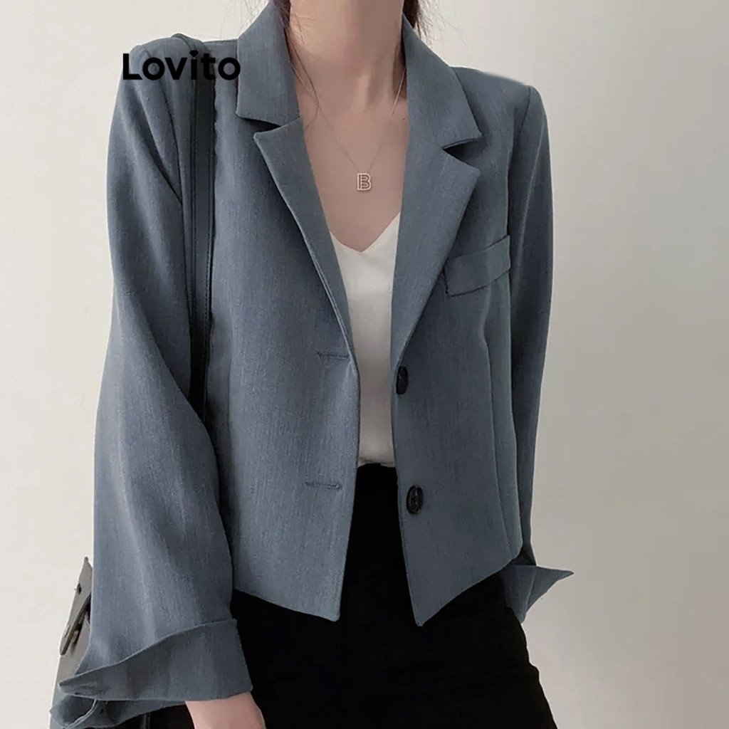 Blazer Feminino Lovito: Estilo e Conforto!