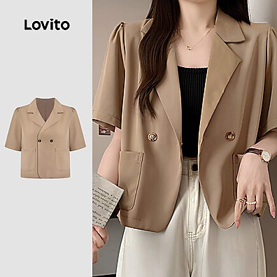 Blazer Lovito Casual: Estilo e Conforto!