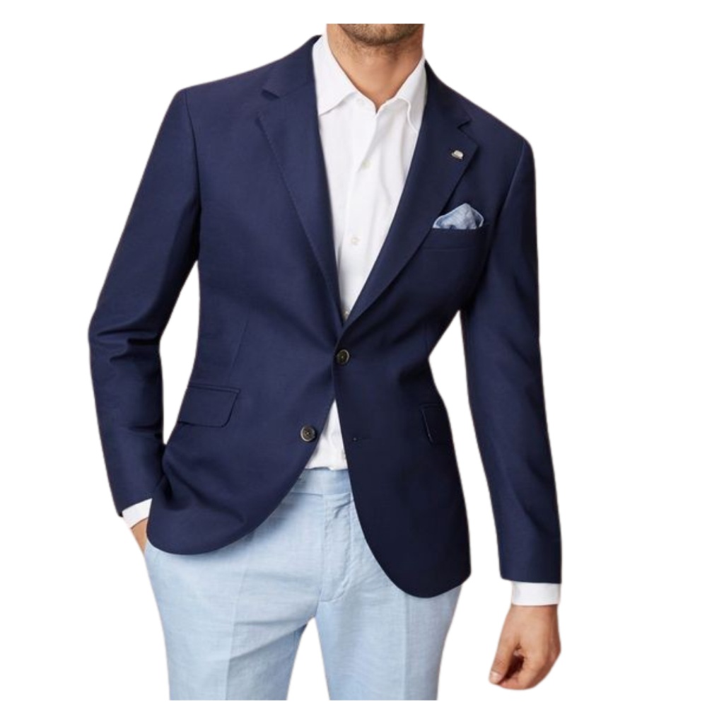 Blazer Social Masculino Slim com Corte Italiano