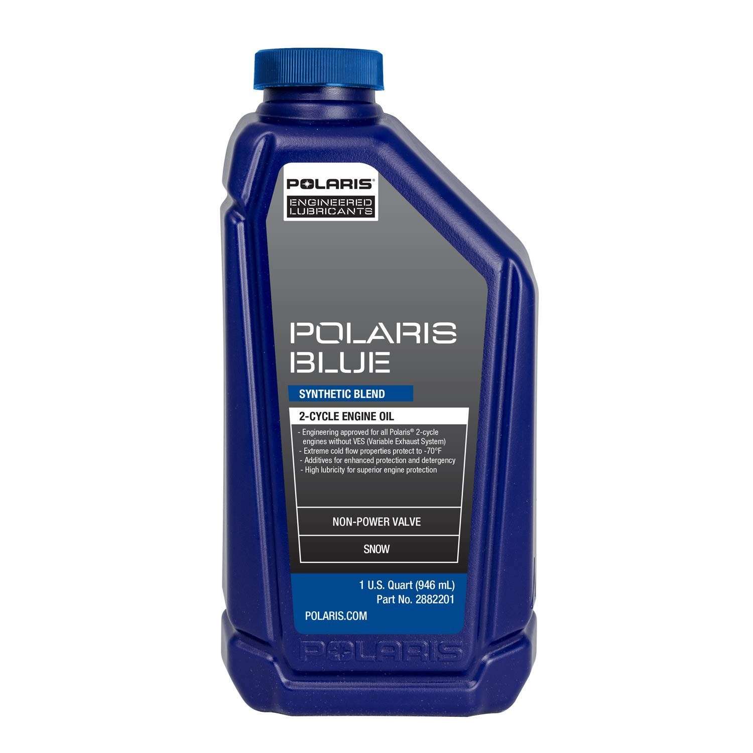 Óleo de Motor Sintético 2 Tempos Polaris Blue - Proteção e Desempenho Superior (1 Litro)