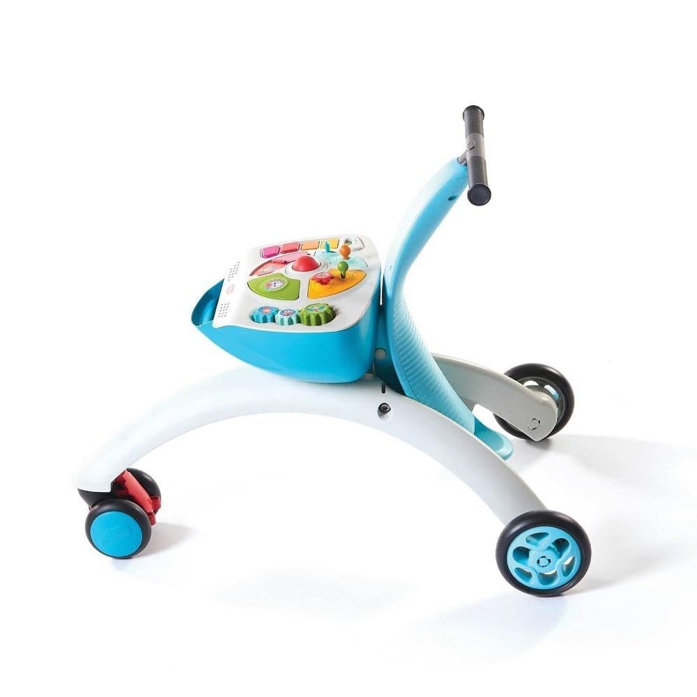 Andador e Triciclo 5 em 1 Tiny Love Here I Grow Blue: Aventura e Desenvolvimento para Bebês