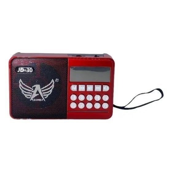 Mini Rádio Portátil Bluetooth com Display Digital: USB, SD e Som de Qualidade!