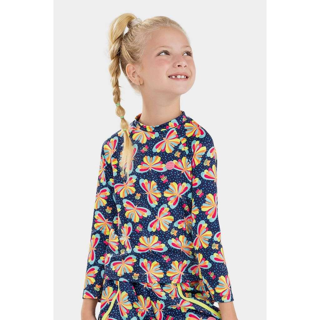 Blusa Infantil UV Elian: Estilo e Proteção!