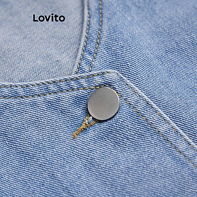 Blusa Jeans Feminina Lovito: Estilo Casual e Conforto