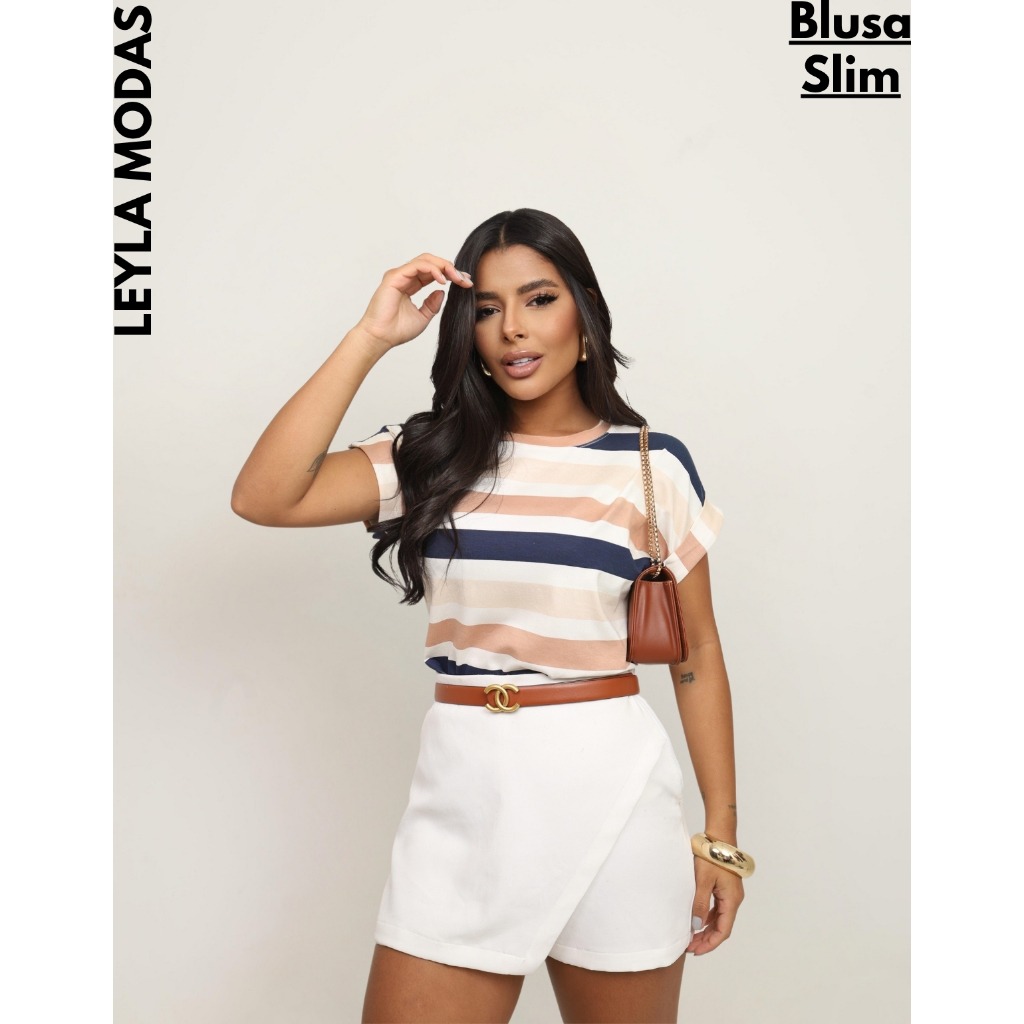 Blusa Listrada Japonesa: Conforto e Estilo!