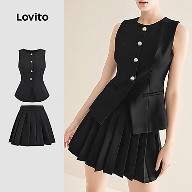 Blusa ou Calça Plissada Lovito: Estilo e Conforto!