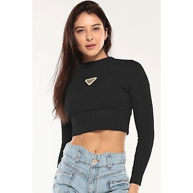Blusa Planet Girls: Estilo e Conforto em Preto ✨