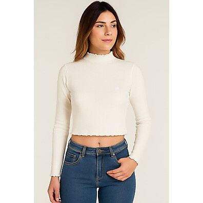 Blusa Tricot Gola Alta: Estilo e Conforto!