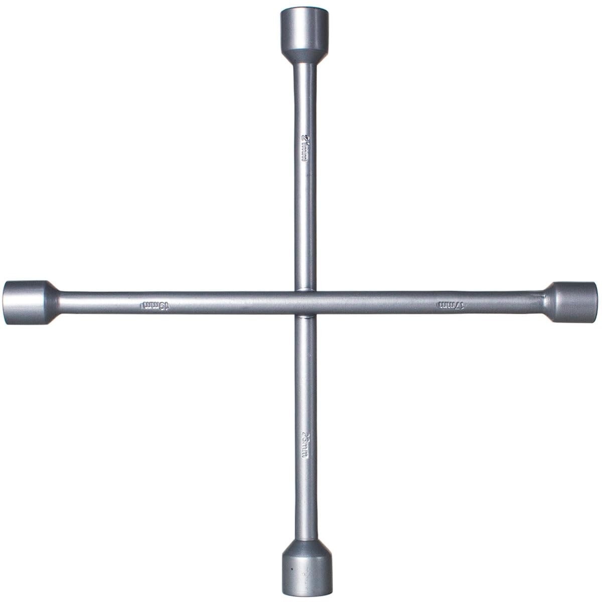 Chave de Roda Universal em Cruz Estrela 4 Bocas 17-23mm - Essencial Automotiva