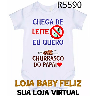 Body Bebê Churrasco: Amor de Pai em Cada Detalhe!