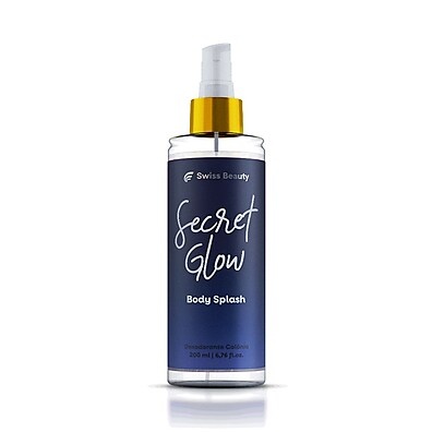 Body Splash Secret Glow 200ml: Fragrância Pera, Bergamota e Pimenta Rosa que Dura o Dia Todo
