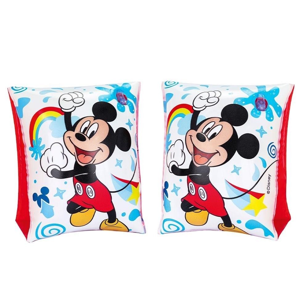 Boia de Braço Mickey: Diversão Segura na Piscina!
