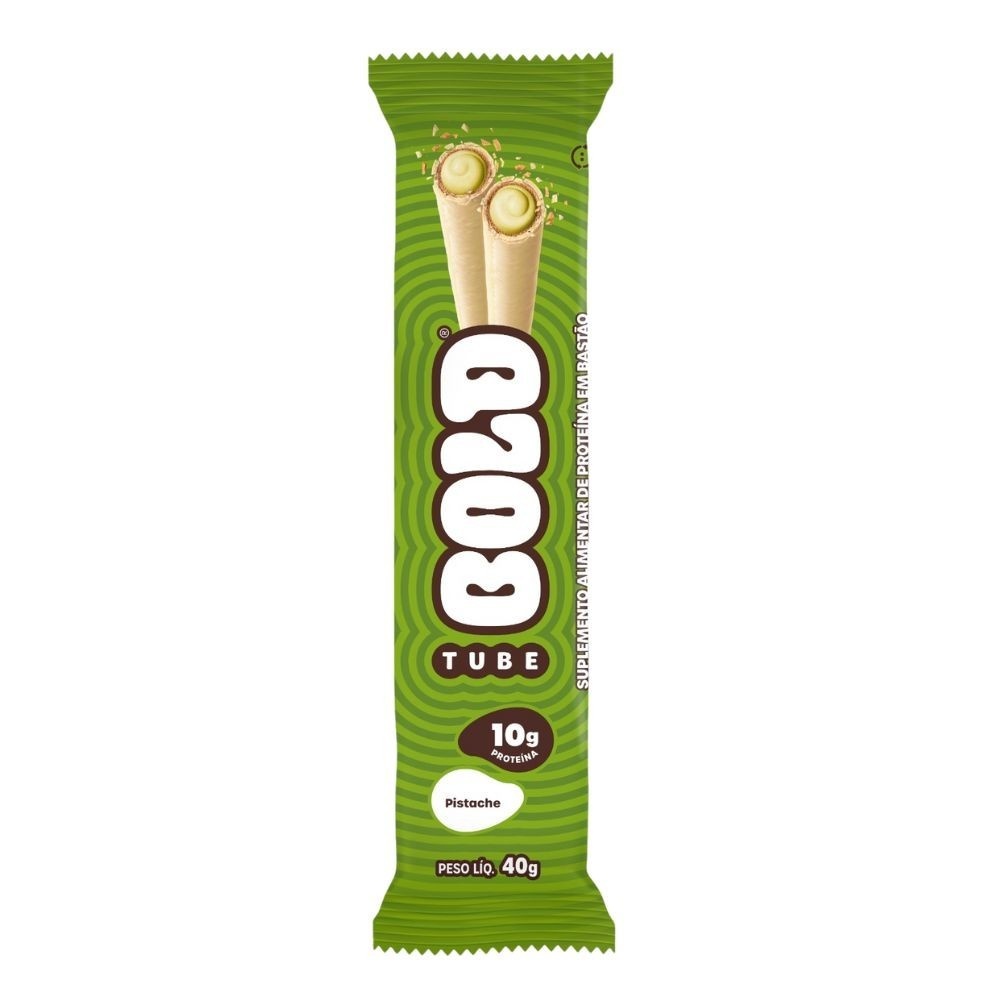 Bold Tube Pistache: 10g de Proteína em 40g!