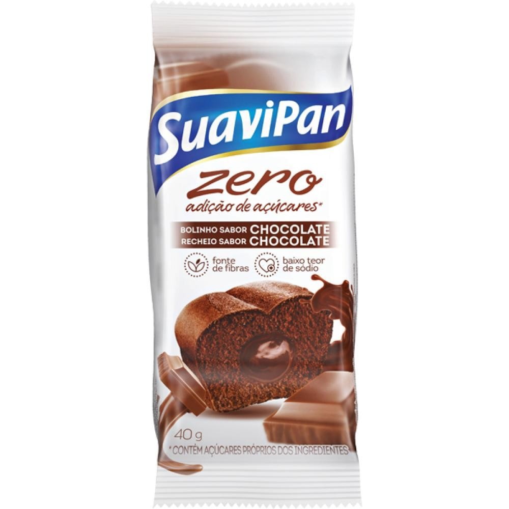 Bolinho Recheado Zero Açúcar Suavipan: Doce sem culpa para todos os momentos!
