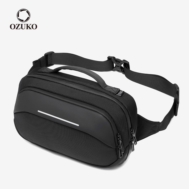 Bolsa de Cintura Oxford OZUKO: Leve, À Prova D'água!