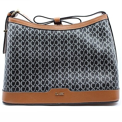 Bolsa Feminina Couro e Canvas: Estilo e Praticidade