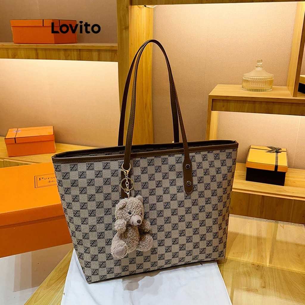 Bolsa Gingham Lovito: Elegância Retrô