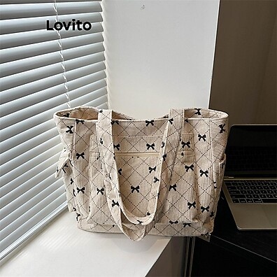 Bolsa Lovito Borboleta: Estilo Preppy e Funcional