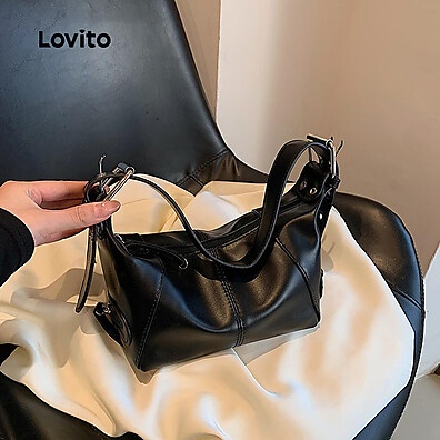 Bolsa Lovito Preppy Plain Soft – Estilo e Capacidade na Medida Certa