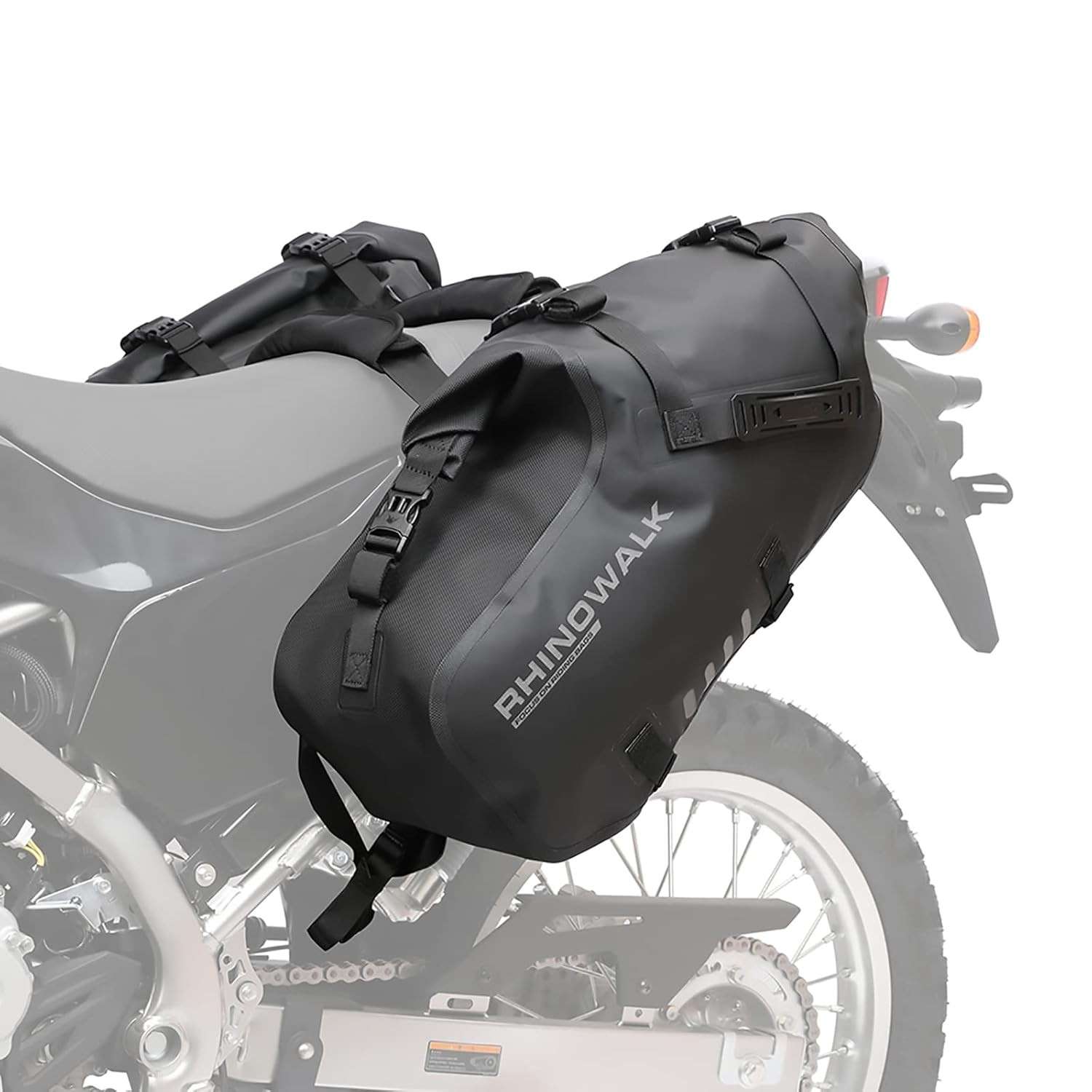 Rhinowalk: Bolsa de Selim Moto 18L Impermeável - Aventura Segura e Confortável