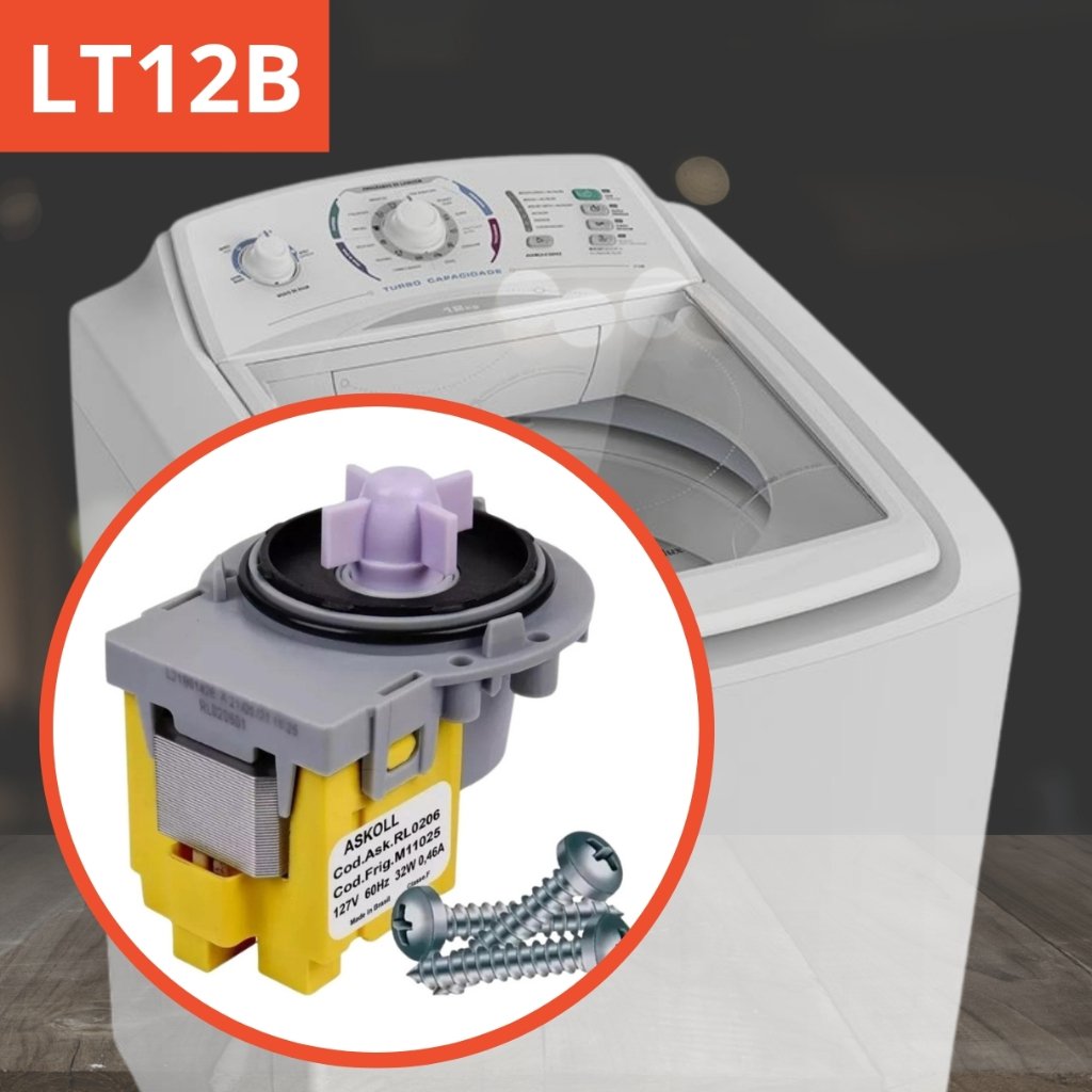 Bomba Askoll Lavadora Electrolux: Drene Rápido!