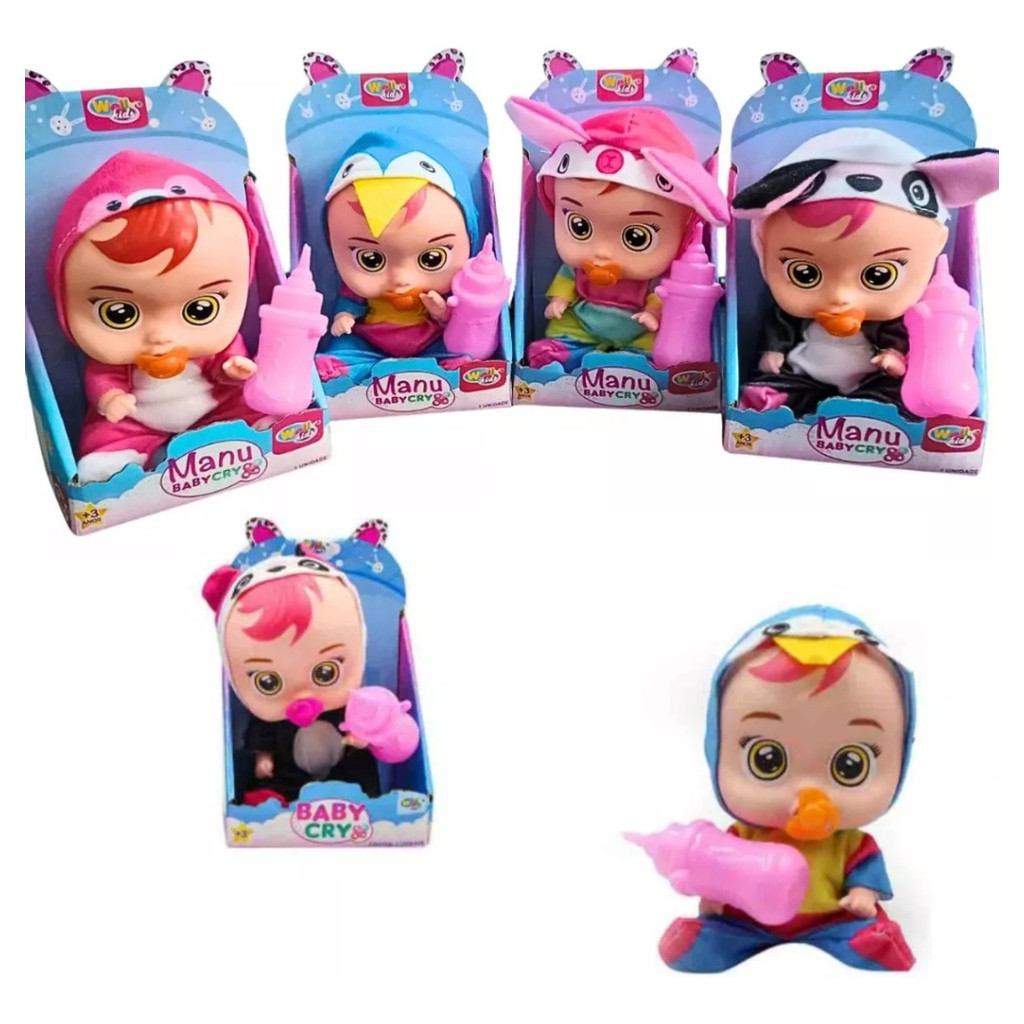 Boneca Manu Cry: Chora de Verdade e Encanta Crianças