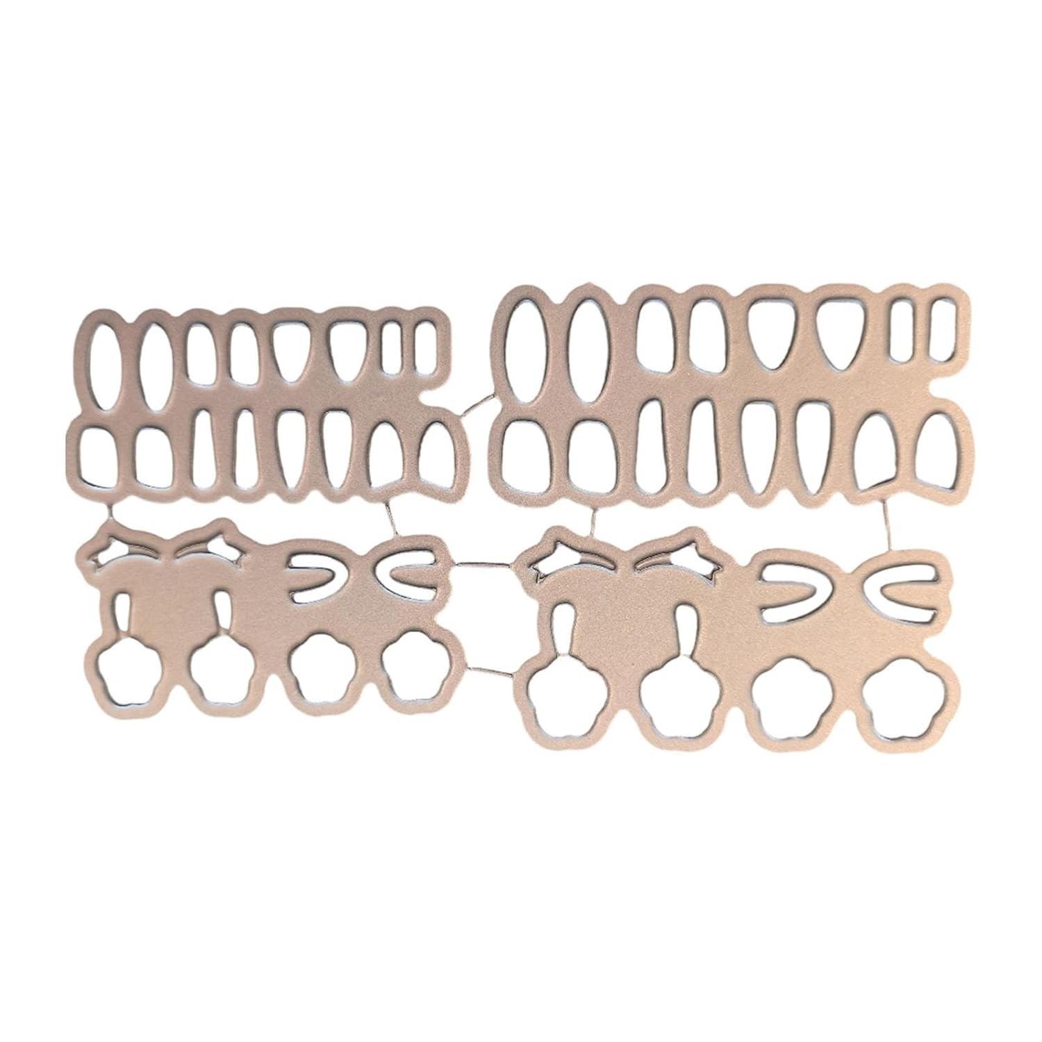 Molde para Cortar Olhos de Boneca 4,5 cm - Estêncil Profissional em Metal para Artesanato