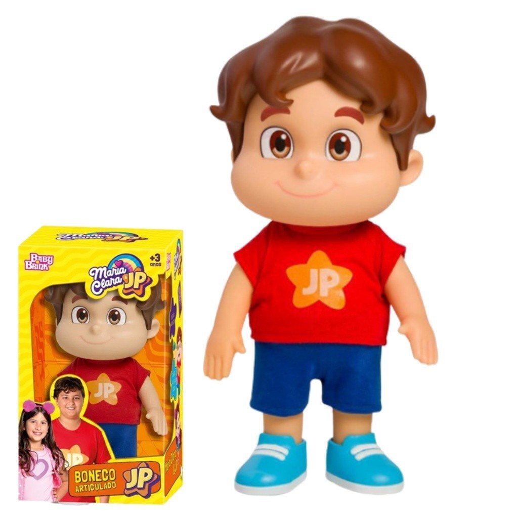 Boneco JP Maria Clara & JP: Diversão Articulada!