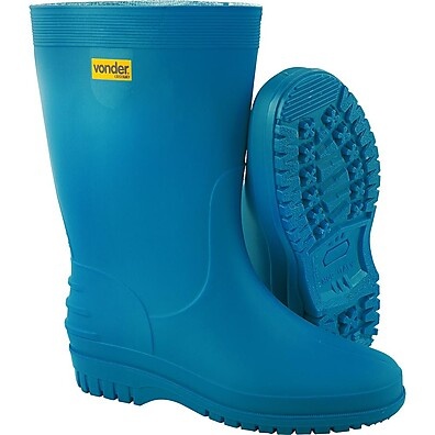 Bota de PVC Azul Vonder 38/39: Conforto e Segurança