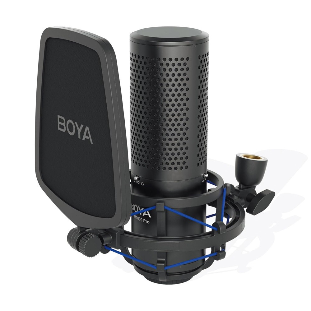 Boya BY-M1000 Pro: Microfone XLR para Estúdio