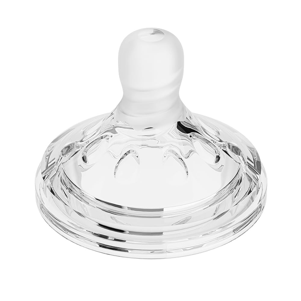Bico para Mamadeira Buba Easy Flow Anticólica - Silicone Ultrasoft, 100% Livre de BPA, 4 Fluxos