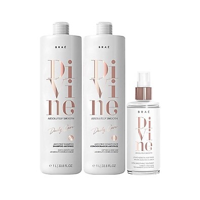 Braé Divine: Kit Anti-Frizz para Cabelos Lisos