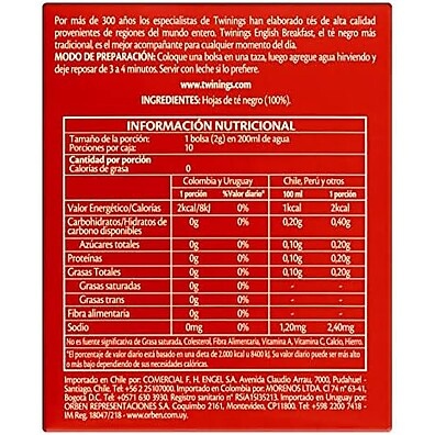 Twinings English Breakfast: Chá Preto Puro Sabor