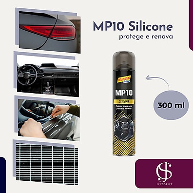 Silicone Spray MP10 300ml: Protege, Renova e Brilha