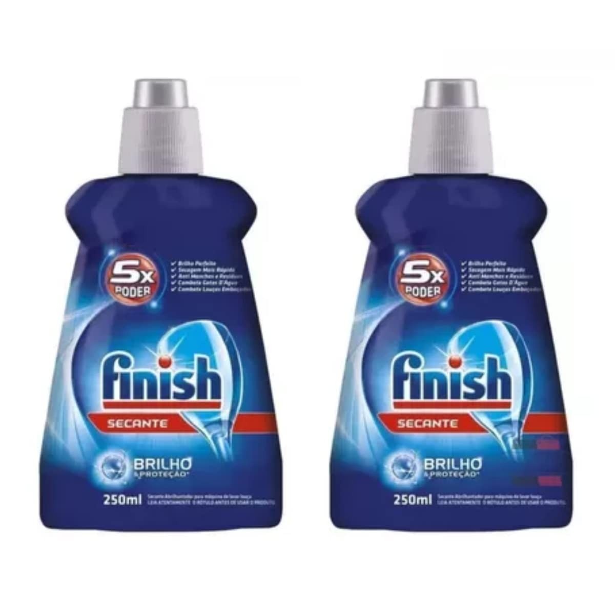 Kit 2 Finish Secante Abrilhantador Lava-louças Original - Brilho e Secagem Perfeita