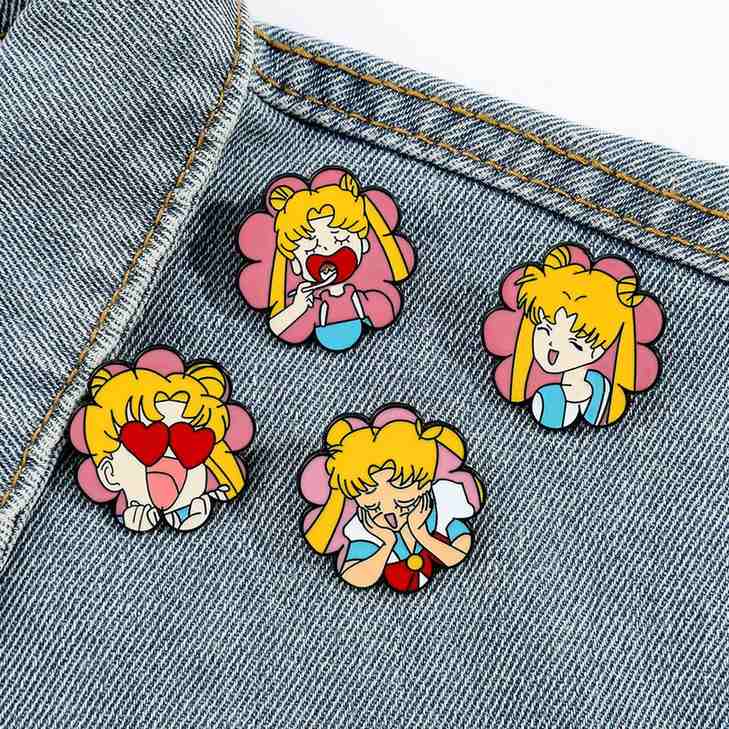 Broches Sailor Moon: Toque Mágico para Seu Estilo!